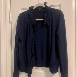 J. Crew Women's Navy Cardigan Sweater